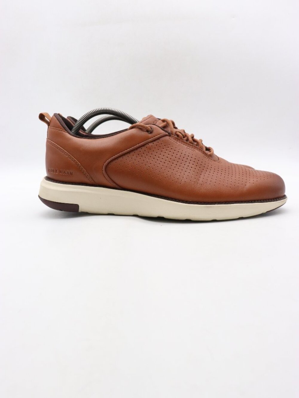Cole Haan Grand Sneakers Men's 10.5 M British Tan Leather Casual Shoes 37746